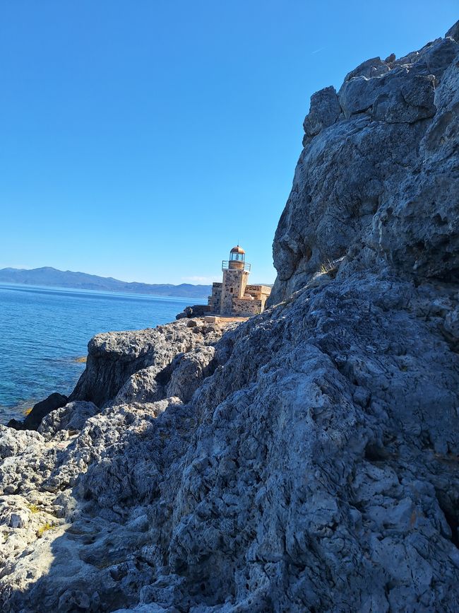 Leuchtturm am Ende von Monemvasia,