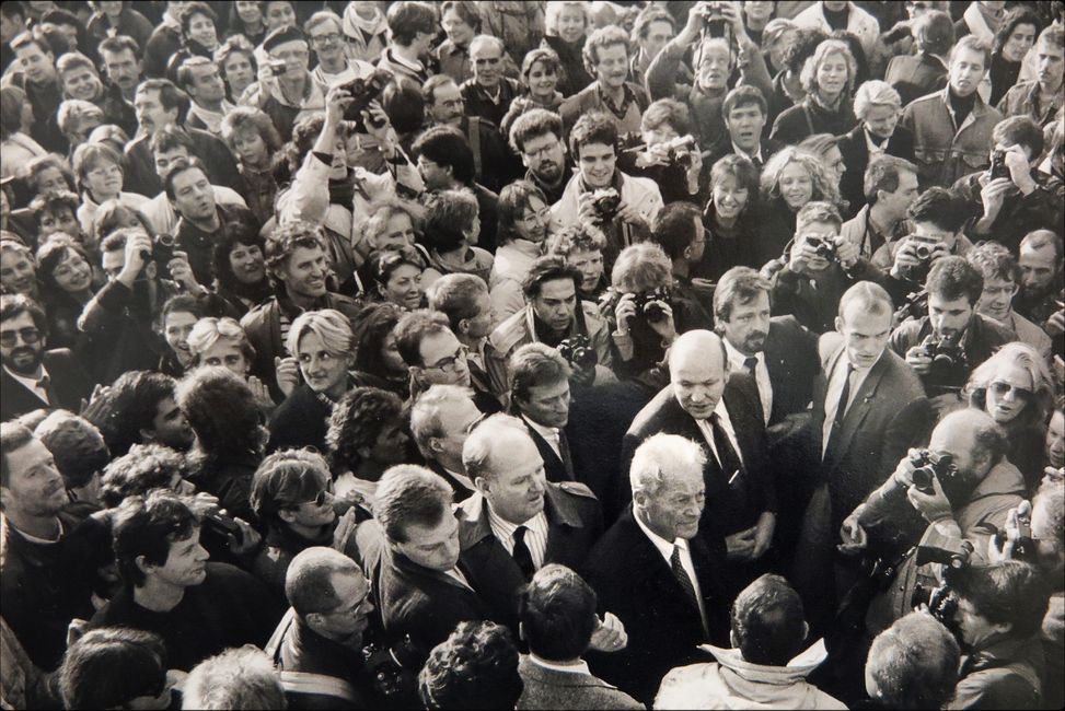 Willi Brandt 1989 in Berlin