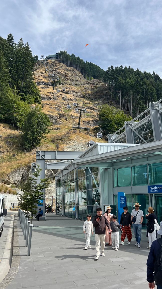 This time the first elevation gain was overcome with the gondola