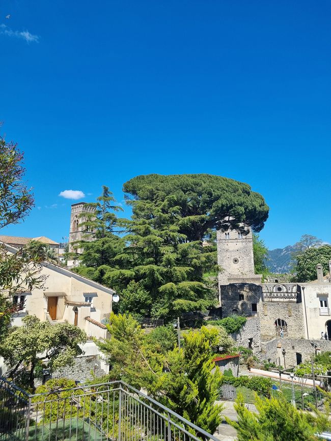 Blick auf Villa Rufolo