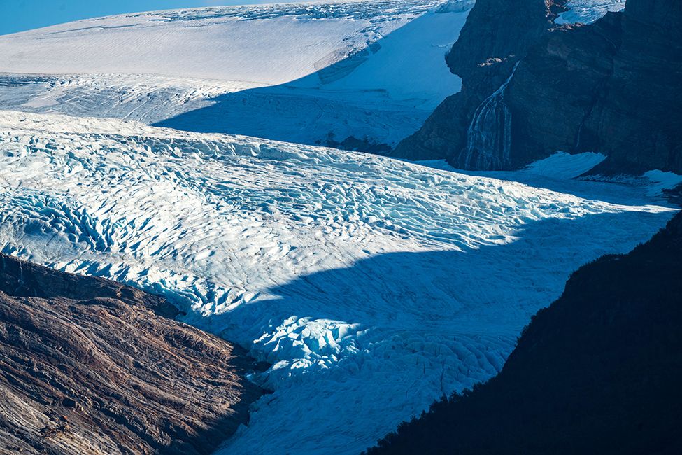 Addio alla Norvegia al Ghiacciaio Svartisen