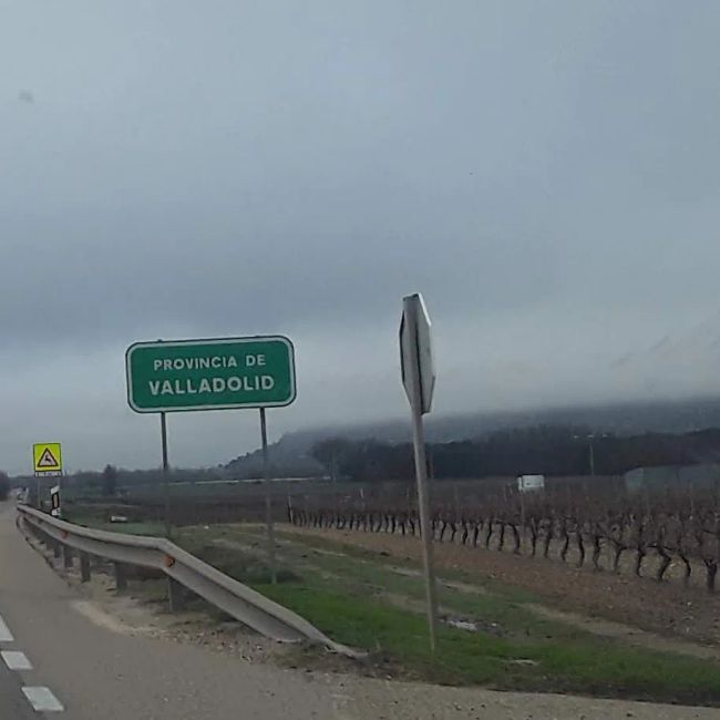 Fotos von meinem Auto aus Peñafiel (Valladolid) (Dezember 2019)