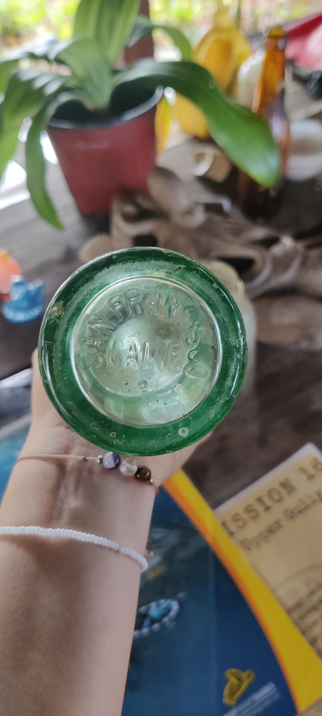 Botella de Coca-Cola del naufragio