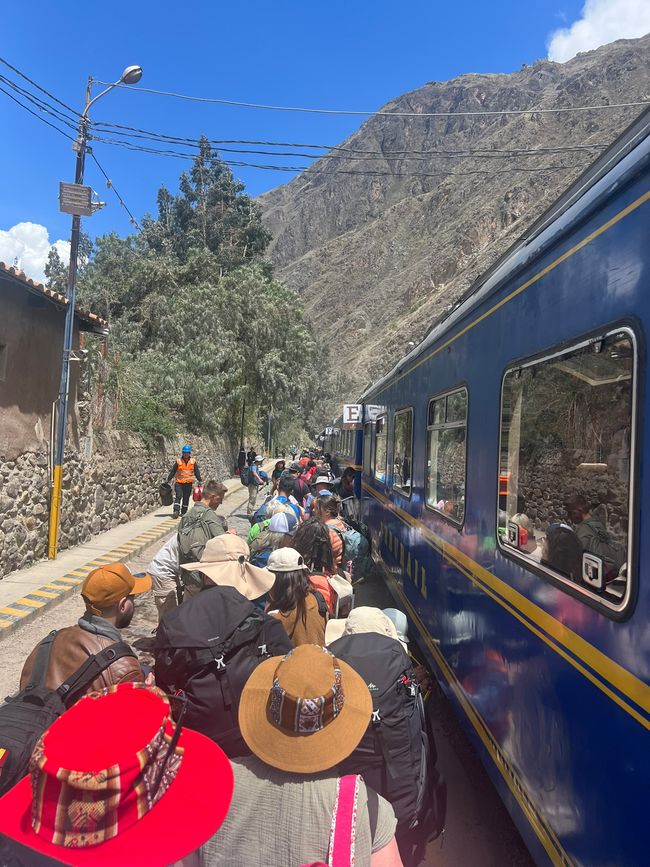 👷♂️Tag 30-2 (2.11.) Viaggio da Cusco ad Aguas Calientes ai piedi del Machu Picchu
