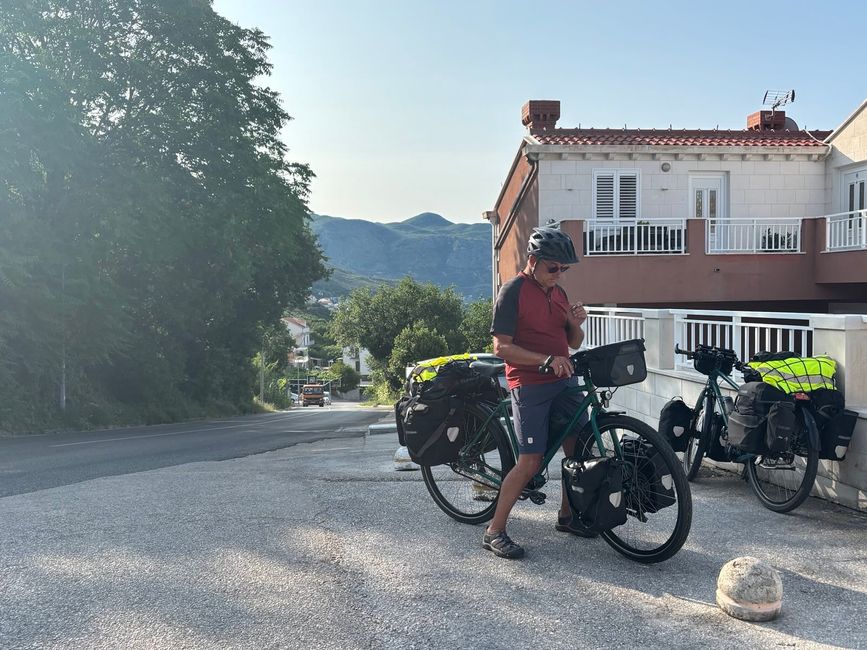 Wir sind wieder unterwegs; von Mlini nach Mljet