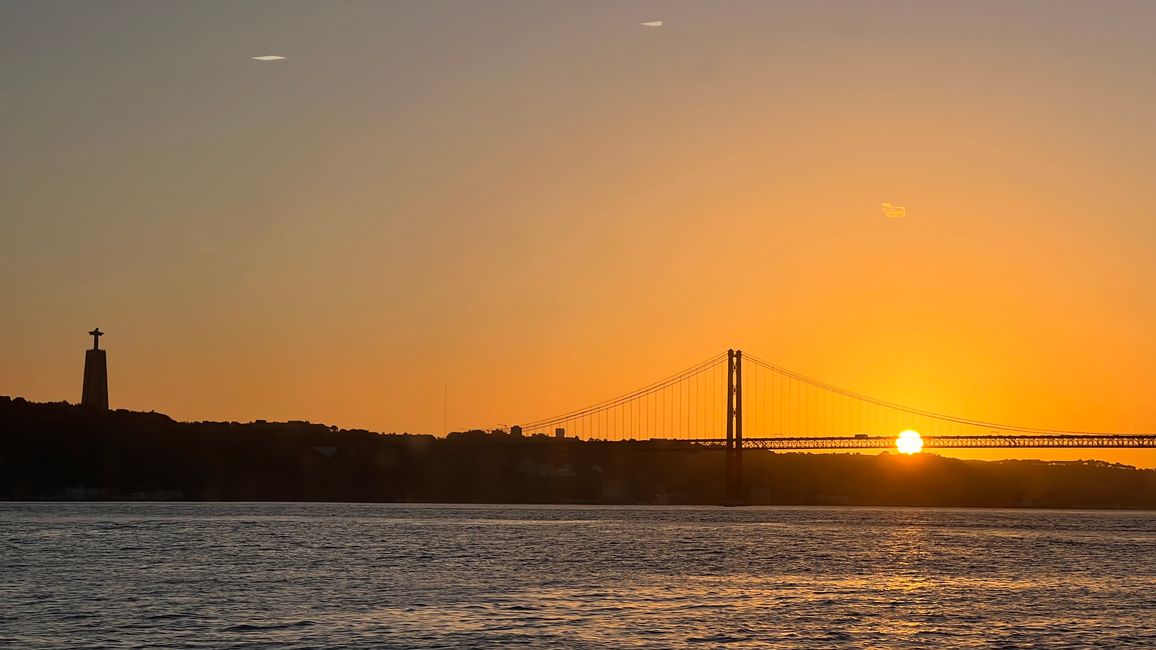 Catching sunset at the ferry