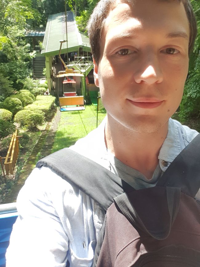 Bei dem Wetter ist der Sessellift eine tolle Alternative