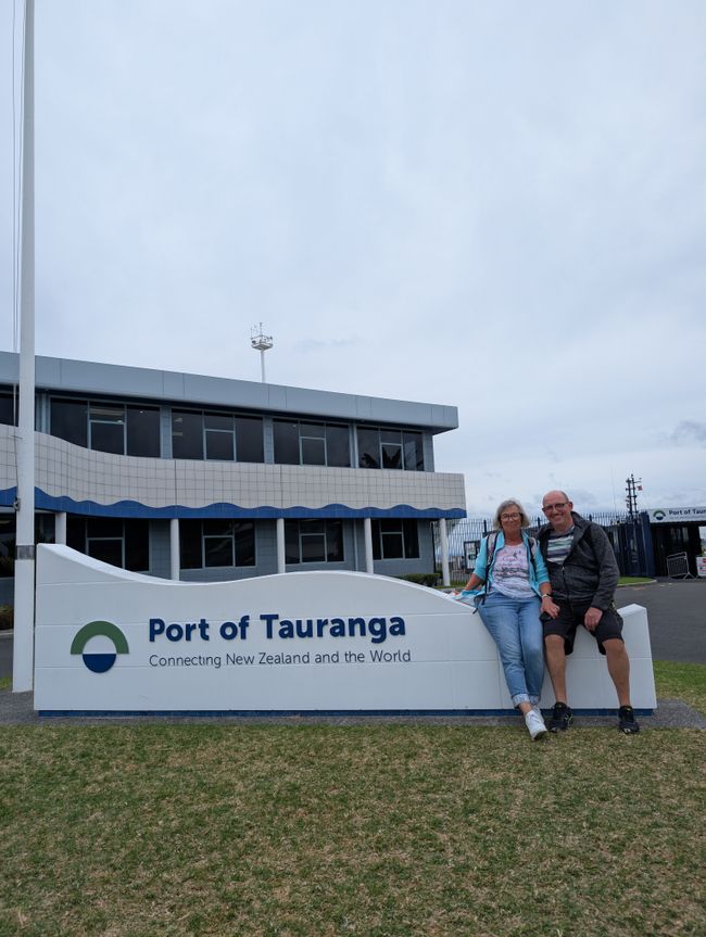 Ankunft in Tauranga