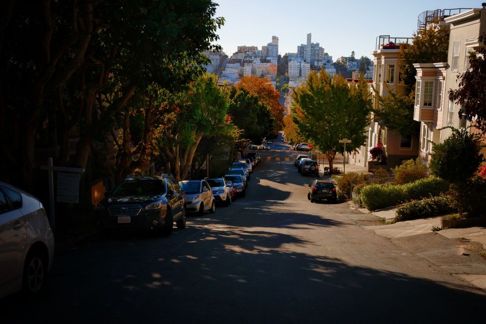 San Francisco die Stadt der 44 Hügel.