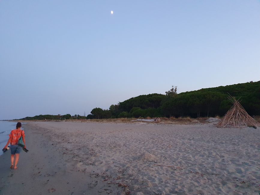 Heimweg über den Strand