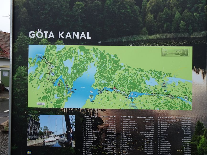 Kristinehamn - Forsvik - Karlsborg - Mariestad