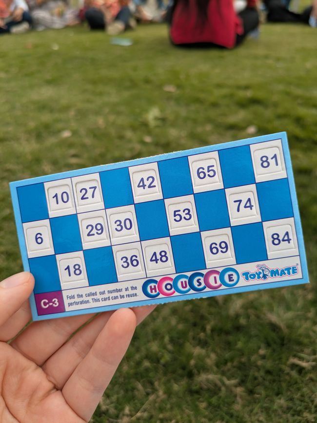 Housie (fast wie Bingo)