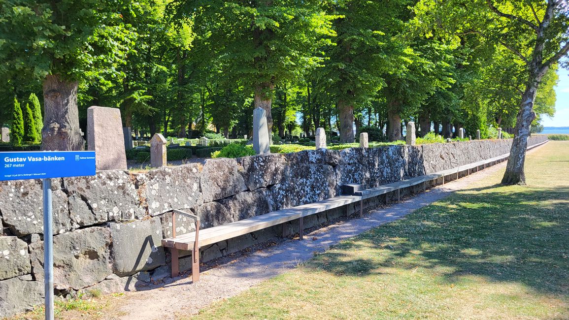 Die längste Bank Schwedens