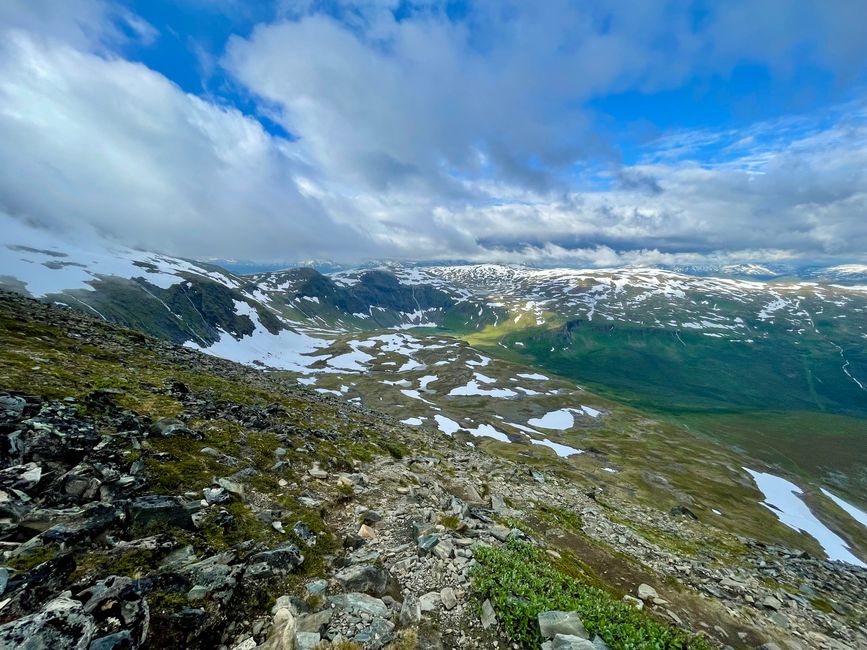 Je tiefer ich kam, desto besser war die Sicht. 