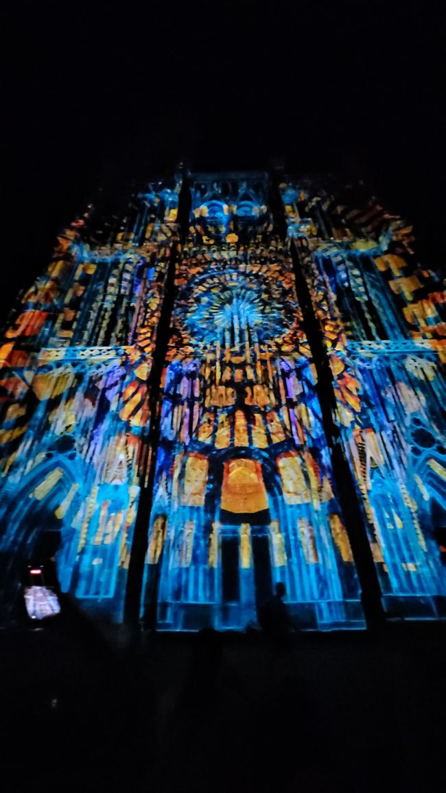 2026 - August - Lichtshow am Straßburger Münster