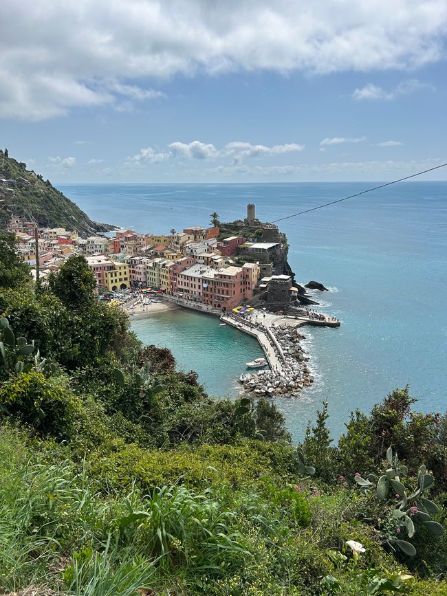 Enfin, je vois la destination Vernazza