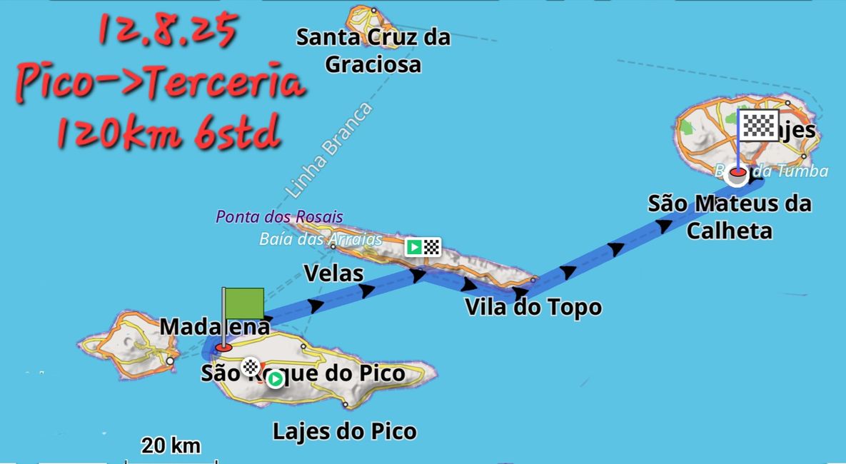 12.8.25 Fähre Madalena-> Angra 