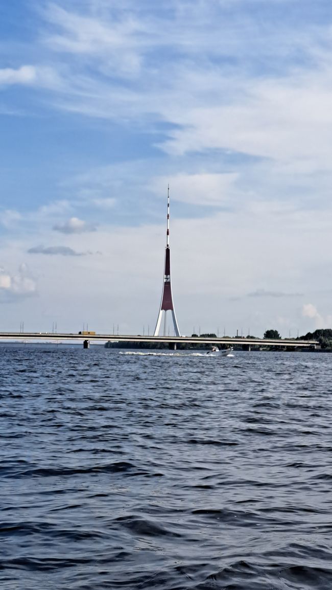 TV Tower on an Island in the Daugava