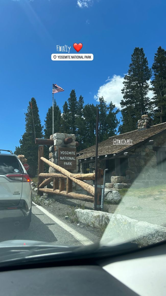 Tag 7 - Erster Tag im Yosemite Nationalpark 🥾🌲