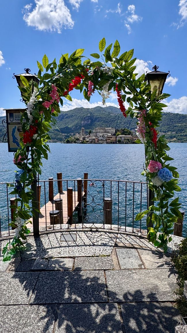 Orta San Giulio 6.  - 8. Juli 25