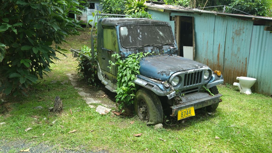 Rarotonga - Caminata cruzada por la isla