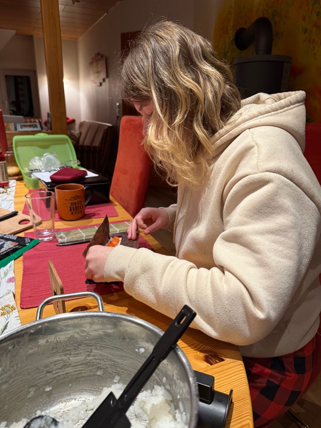 making sushi