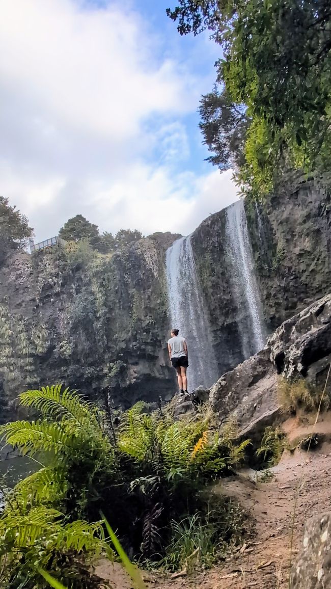 Whangarei -  Hundertwasser und Wasserfall