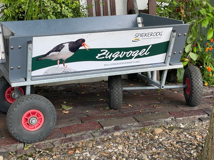 Solche Bollerwagen können Besucher mieten