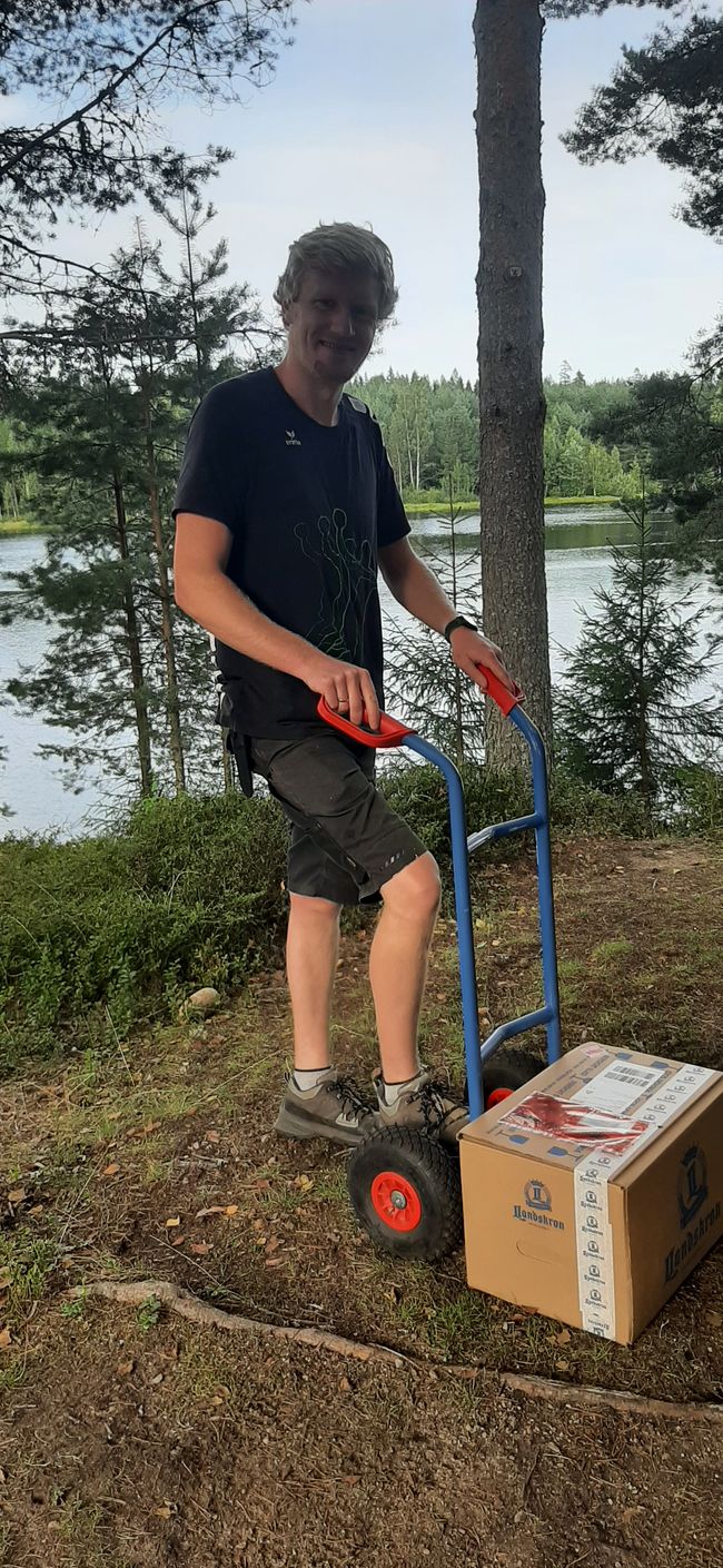 Ein erfreuter Björn