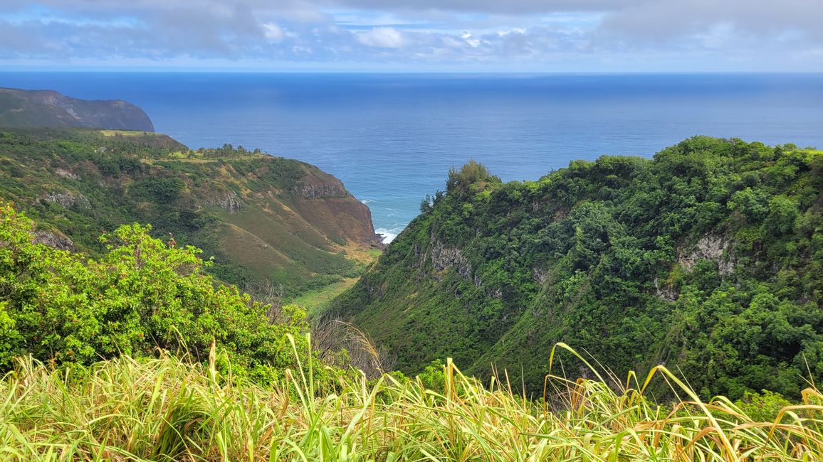 Oh my God, what a ride ... up to Nakalele Point, grrrrr :(