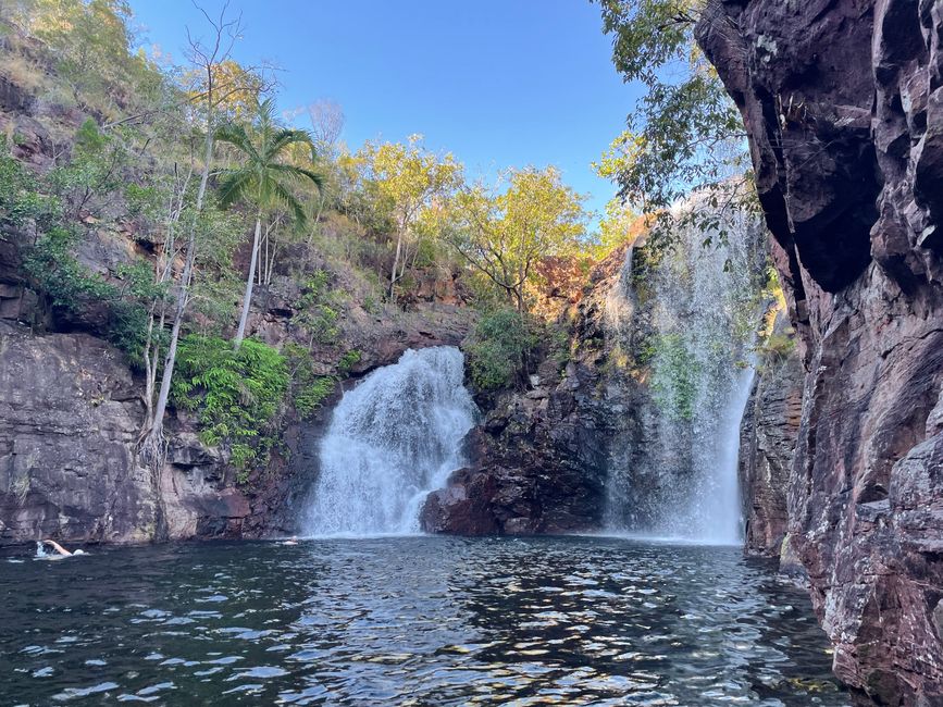 Nager aux Florence Falls