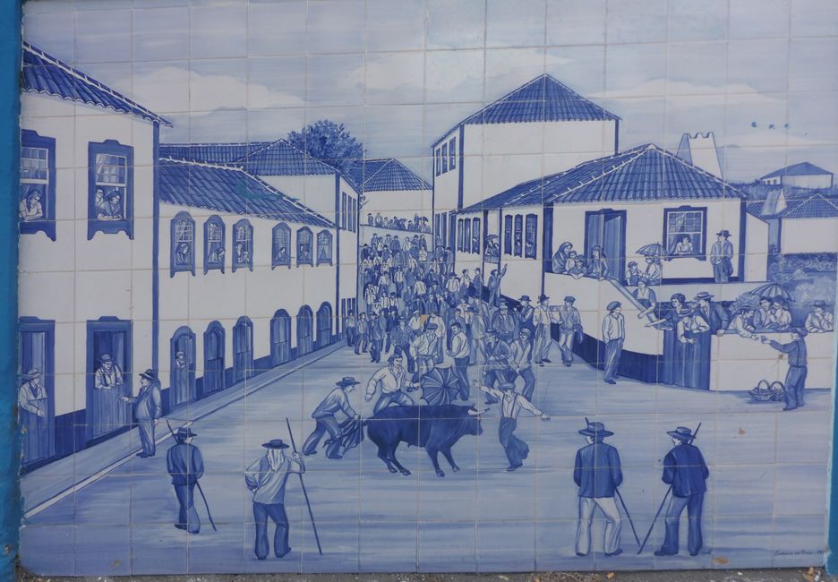 Azulejo zum Stierkampf