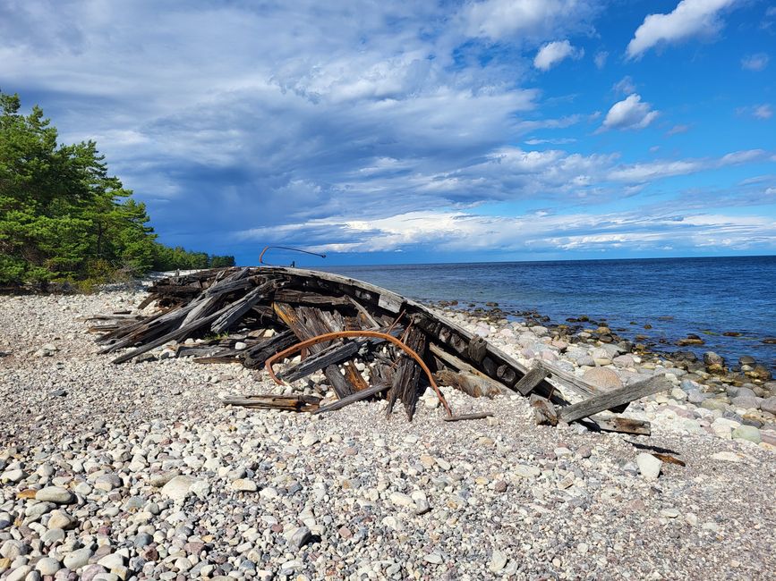 Wrack des Schoners “Swiks”