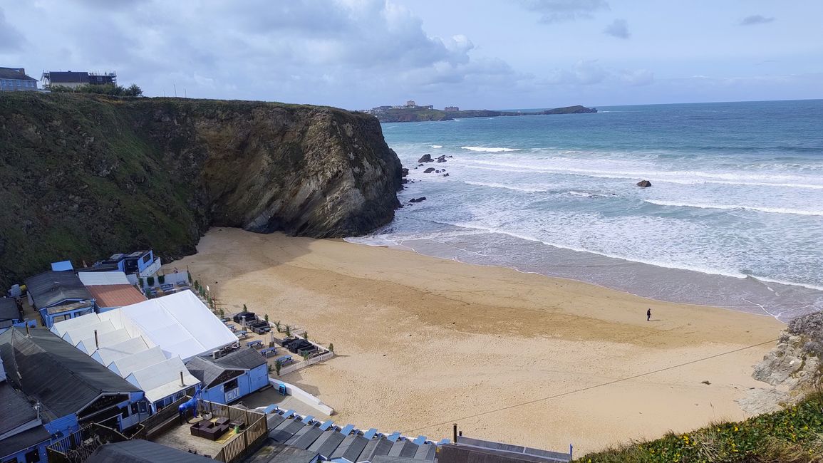 Newquay Lusty Glace Beach