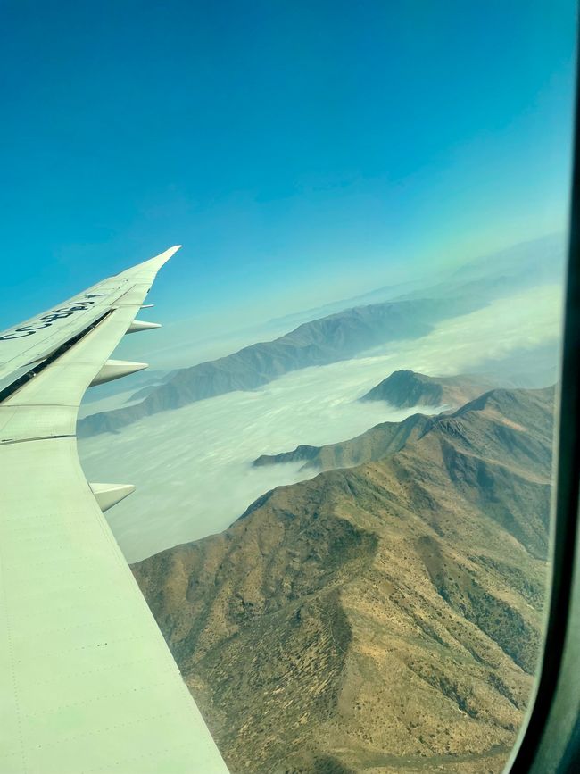 View of the Andes