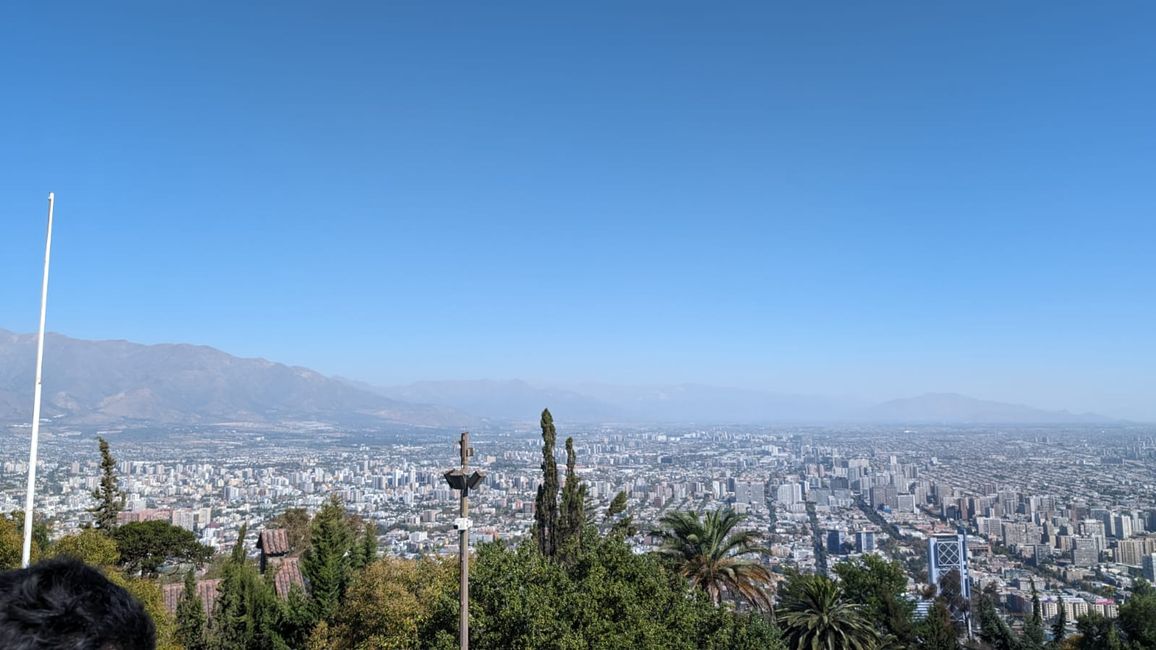 Llegada a Santiago de Chile