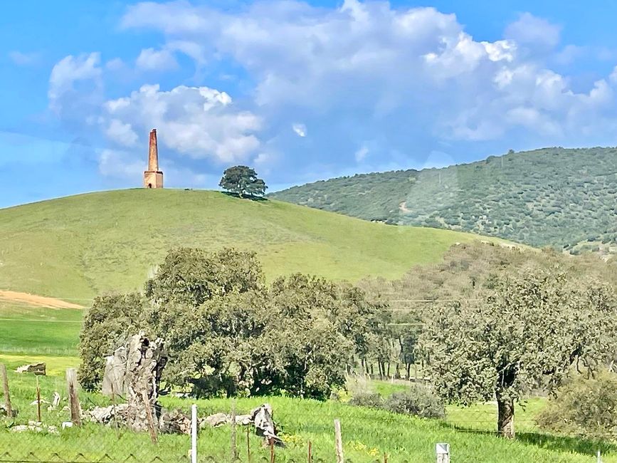 Die Fahrt quer durch Spanien zeigte eine beeindruckende Landschaft ...