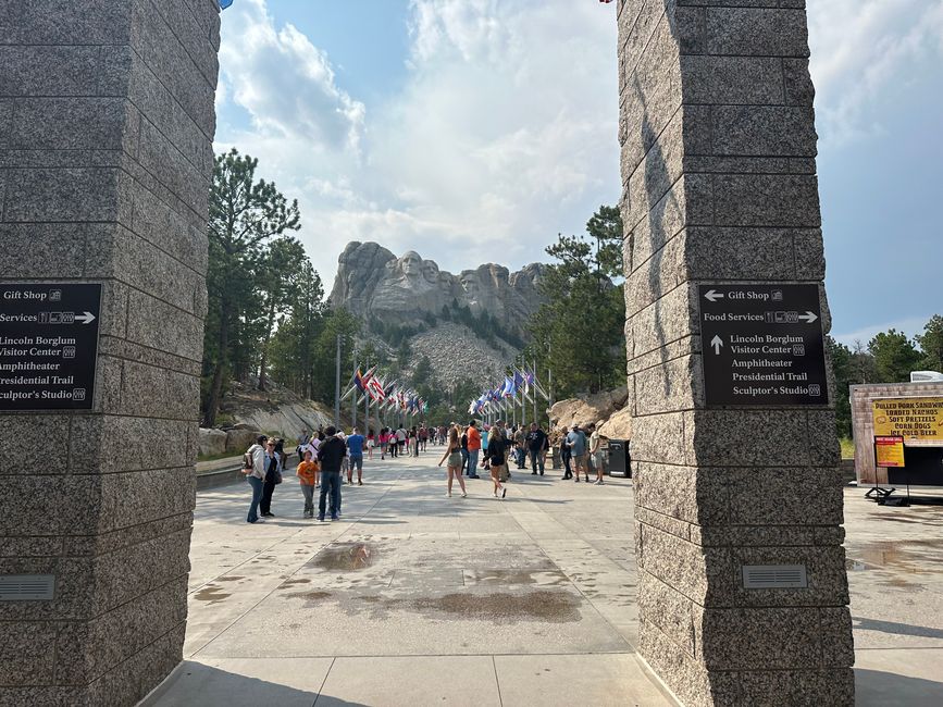 1 Parada: Monte Rushmore/Black Hills en Dakota del Sur