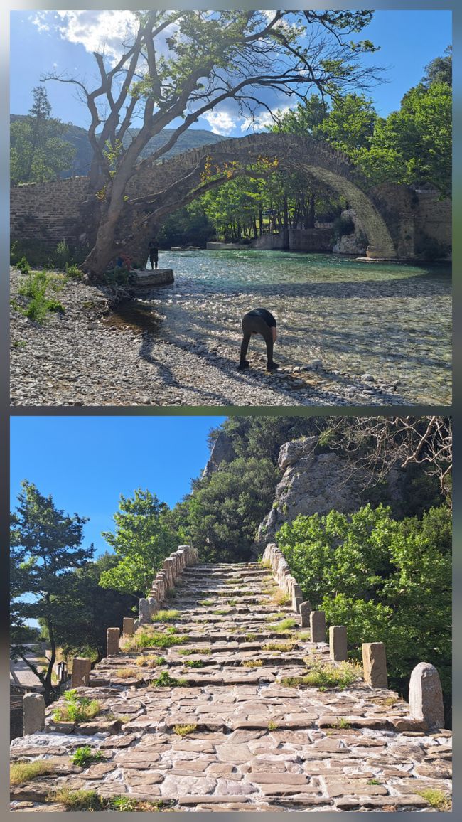Anfahrt Vikos Schlucht Griechenland Tag 24