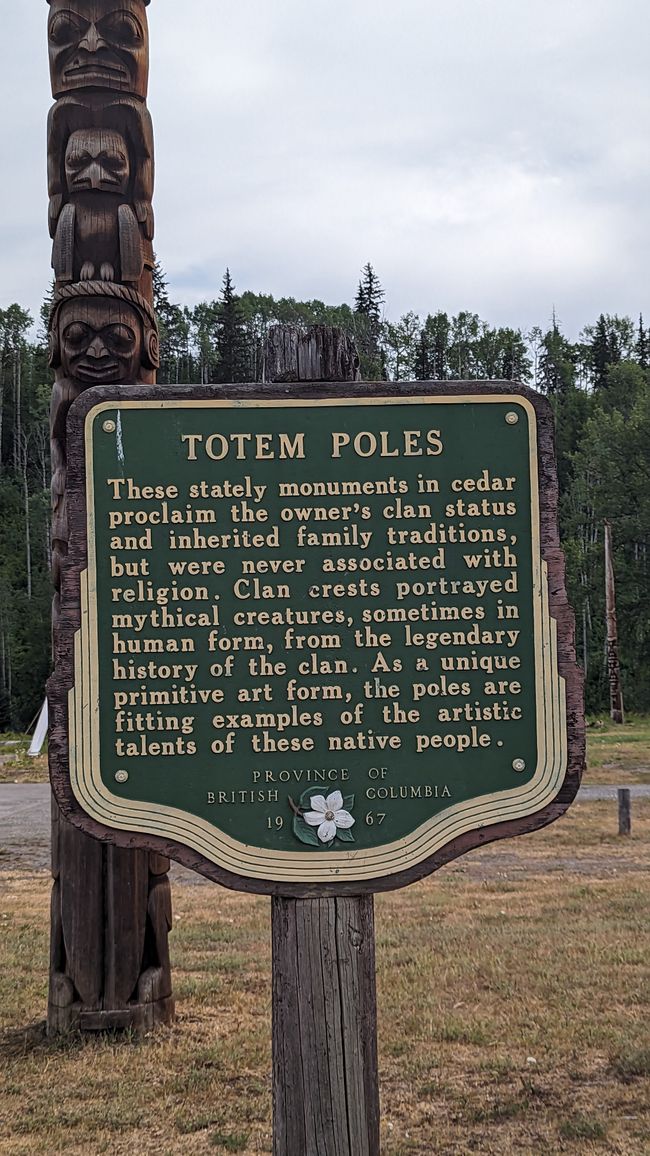 Gitanyow Totem Poles