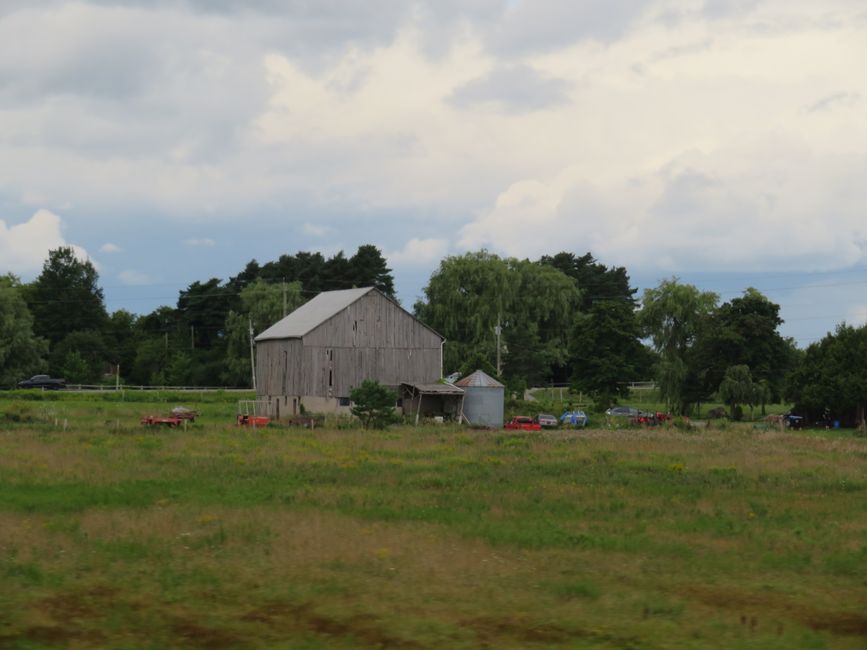 Typische Farm im Umland von Toronto