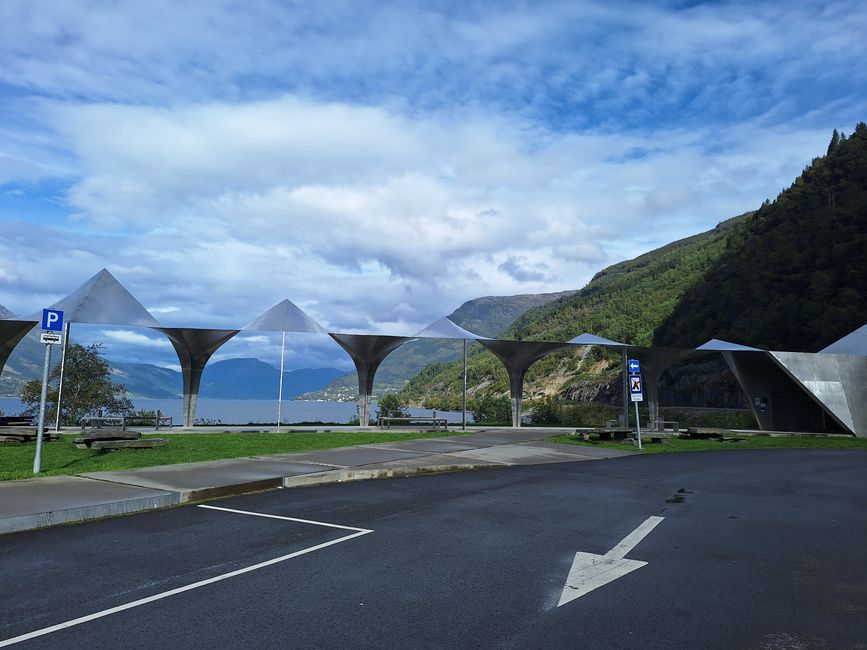 Norwegischer Toilettenbaukunst mit super Aussicht