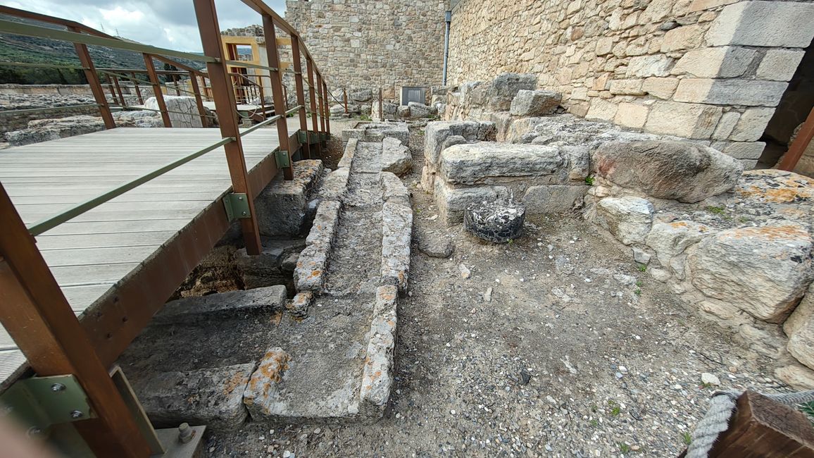 Fouilles à Cnossos
