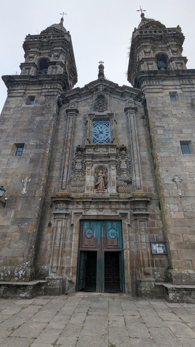 Thirteenth stage on the Camino Portugues from Padron to Santiago de Compostela