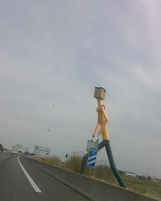 Foto dalla mia auto a Lleida (Catalogna, Spagna) (aprile 2019)