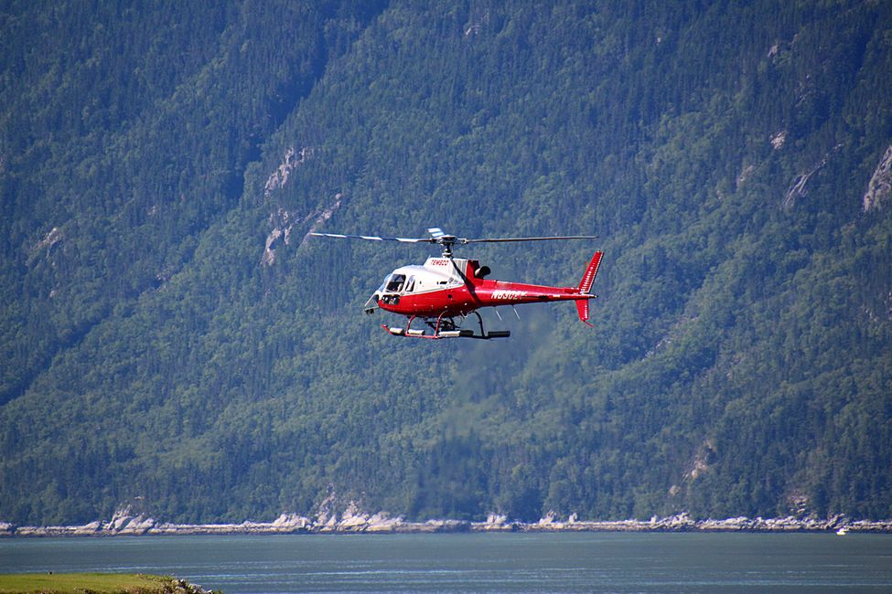 Helikopter Touren sind heute ständig unterwegs