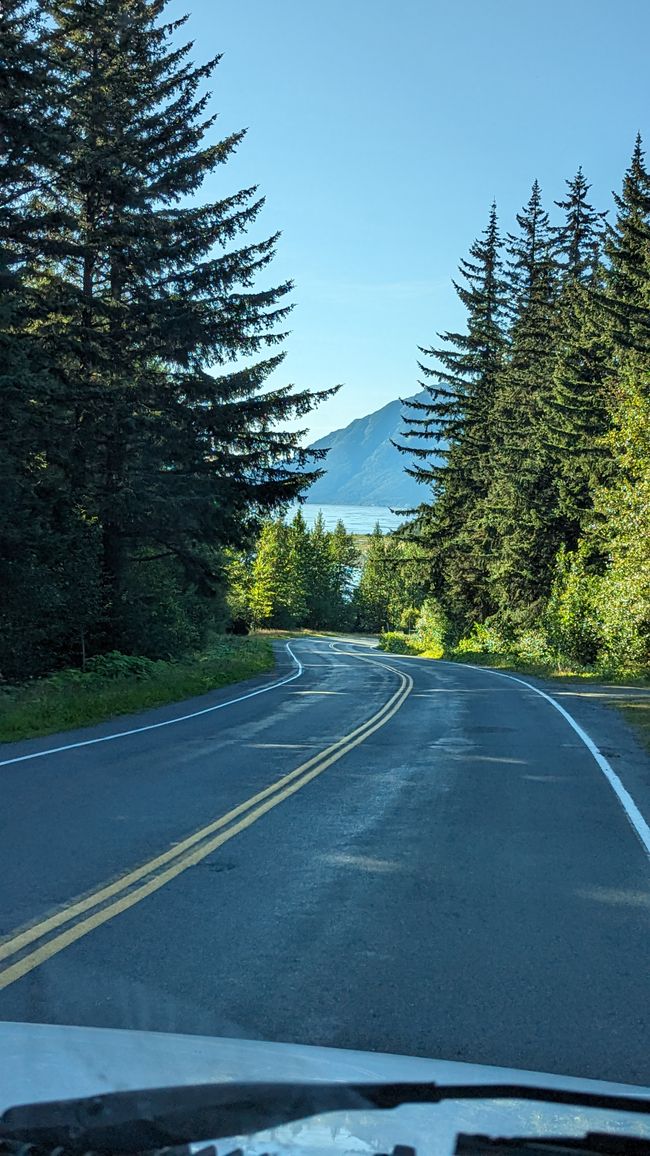 Day 23: Skagway - Haines: the big sweating in Alaska begins!