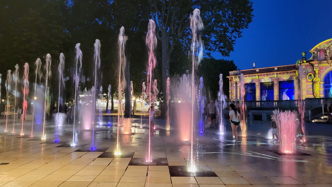 Lichtershow "son et lumières"