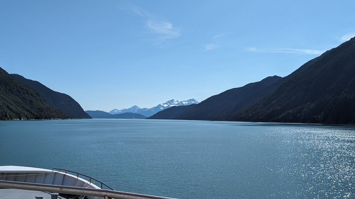 Day 23: Skagway - Haines: the big sweating in Alaska begins!