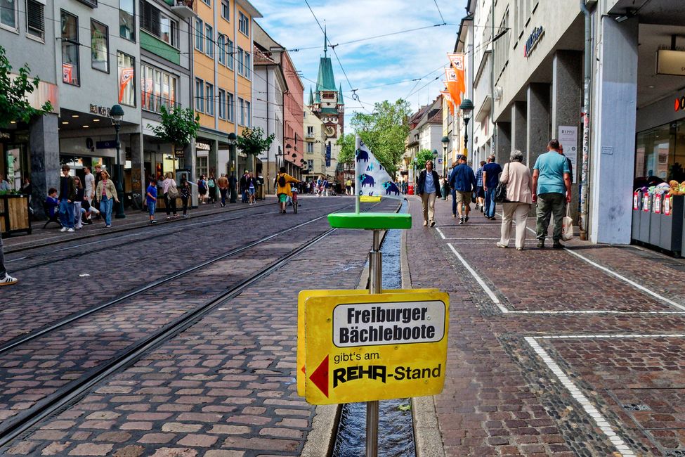 Nicht nur Shopping in Freiburg i.  Breisgau
